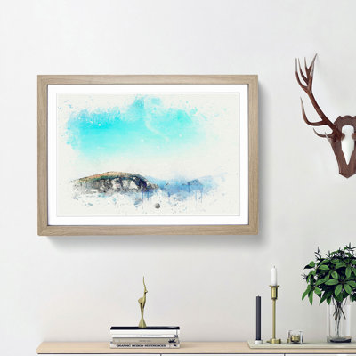 The Dingle Peninsula in Ireland in Abstract - Picture Frame Graphic Art Print