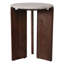 Sagebrook Home 20" Somerset Marble And Wood Accent Table, Multi