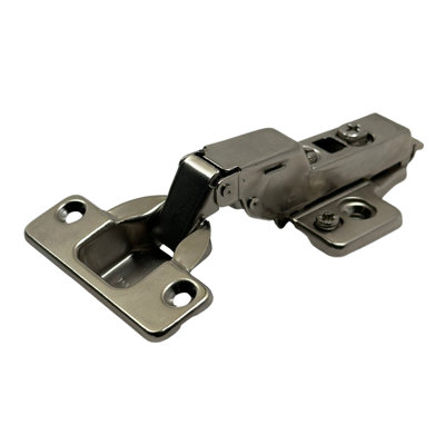 10-Pack Kit Hinges 105 Degree + Cross Plates Frameless Soft Close Hinge 3D Cam Clip On Half Overlay
