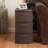 Sterilite 3 Drawer Wicker Weave Decorative Storage Tower, Espresso