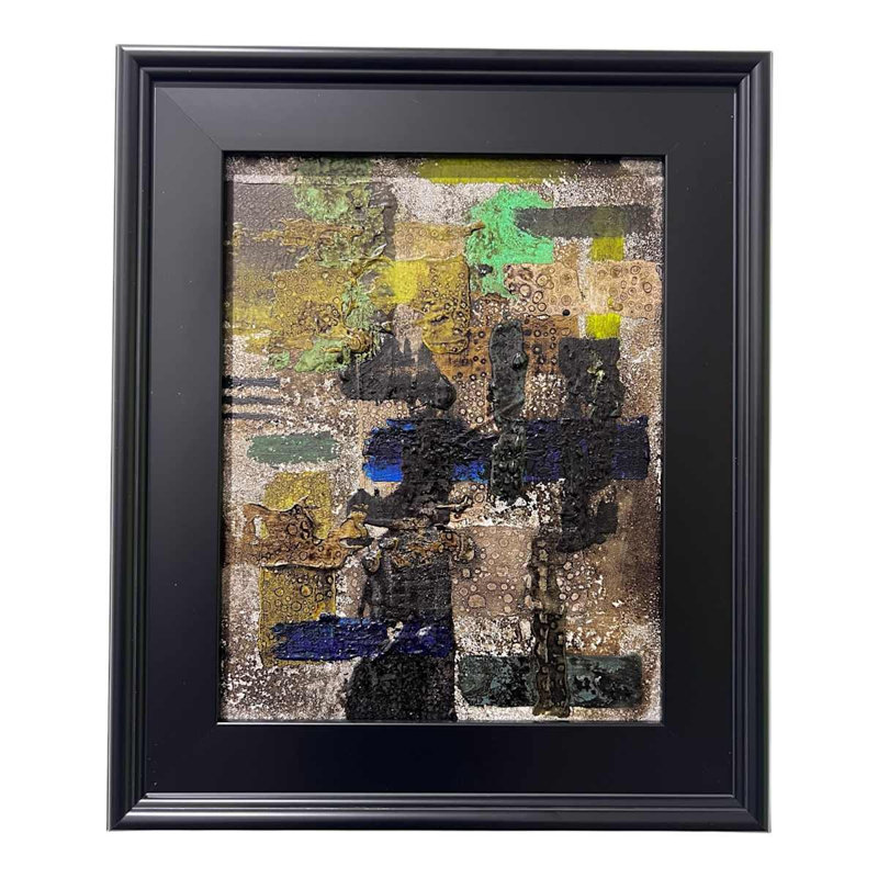 Moving Space No. 1 - Original Mixed-Media Abstract Painting by J. Kent Martin