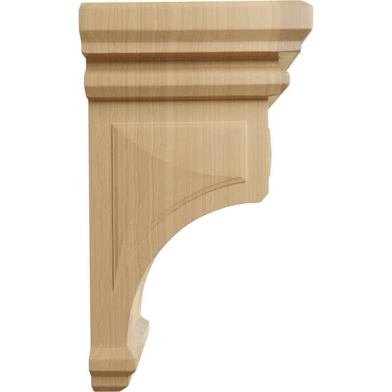 Support en bois / corbeau H 10 po x l 5 po x P 5,75 po, Cerisier