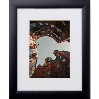 Rogerick Black Matte Picture Frame with Mat