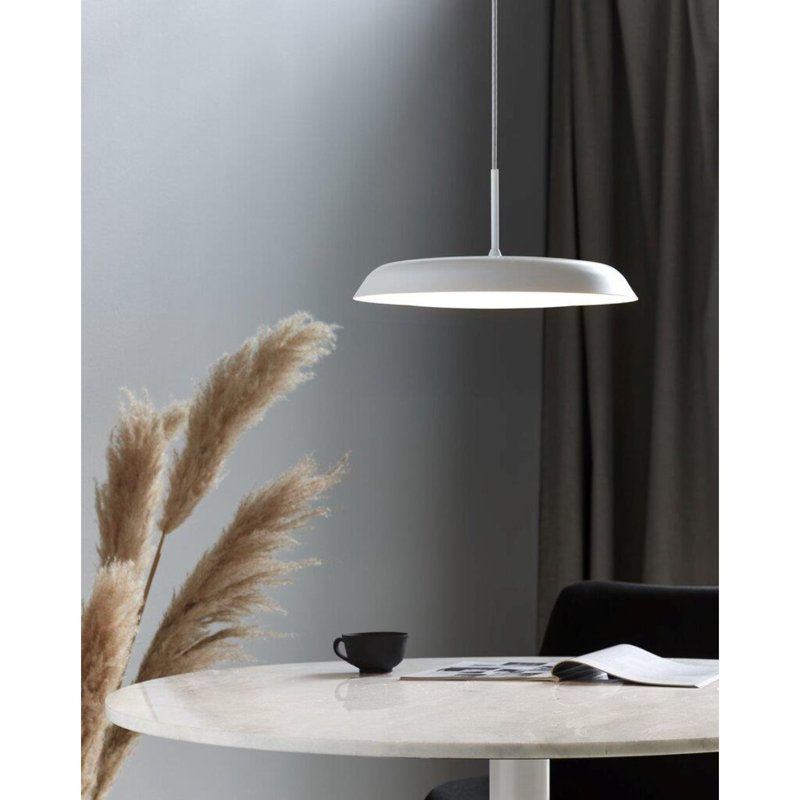 1 - Light Dome Pendant, White