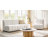 Shalon 84" Modern Chenille 5-Piece Modular Channel Tufted Living Room Sets-1325075636