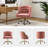 Doreen Velvet Hand-Curated Task Chair-5963154