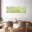 Motif de tuiles ornementales vertes, ensemble de 3 pièces sur toile par Lulu-93061411