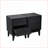 2-Pack Mid-Century MDF Nightstands with Vintage Bevel Design