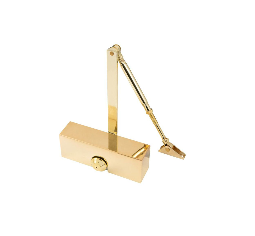 Overhead Door Closer Surface Mounted 73 Series Silver Fire Rated