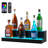 Ivy Bronx LED Lighted Liquor Bottle Display Bar Shelf RF & App Control 2-Step-106537066