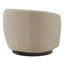 Fauteuil demi-tonneau pivotant rembourré Marcy-1458193521