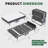 75" * 38" Folding Bed With Adjustable Headboard, 5" Memory Foam Rollaway Bed For Tall People, Heavy-Duty Portable Guest Bed On Wheels, Easy Assembly Twin Size Cot