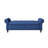 Bed Bench Navy Blue Fabric-1662603469
