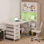 Bureau en L 52 po avec lumières DEL et prises de courant-1301898335