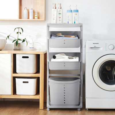 Berne PP Laundry Room Organizer with Wheels