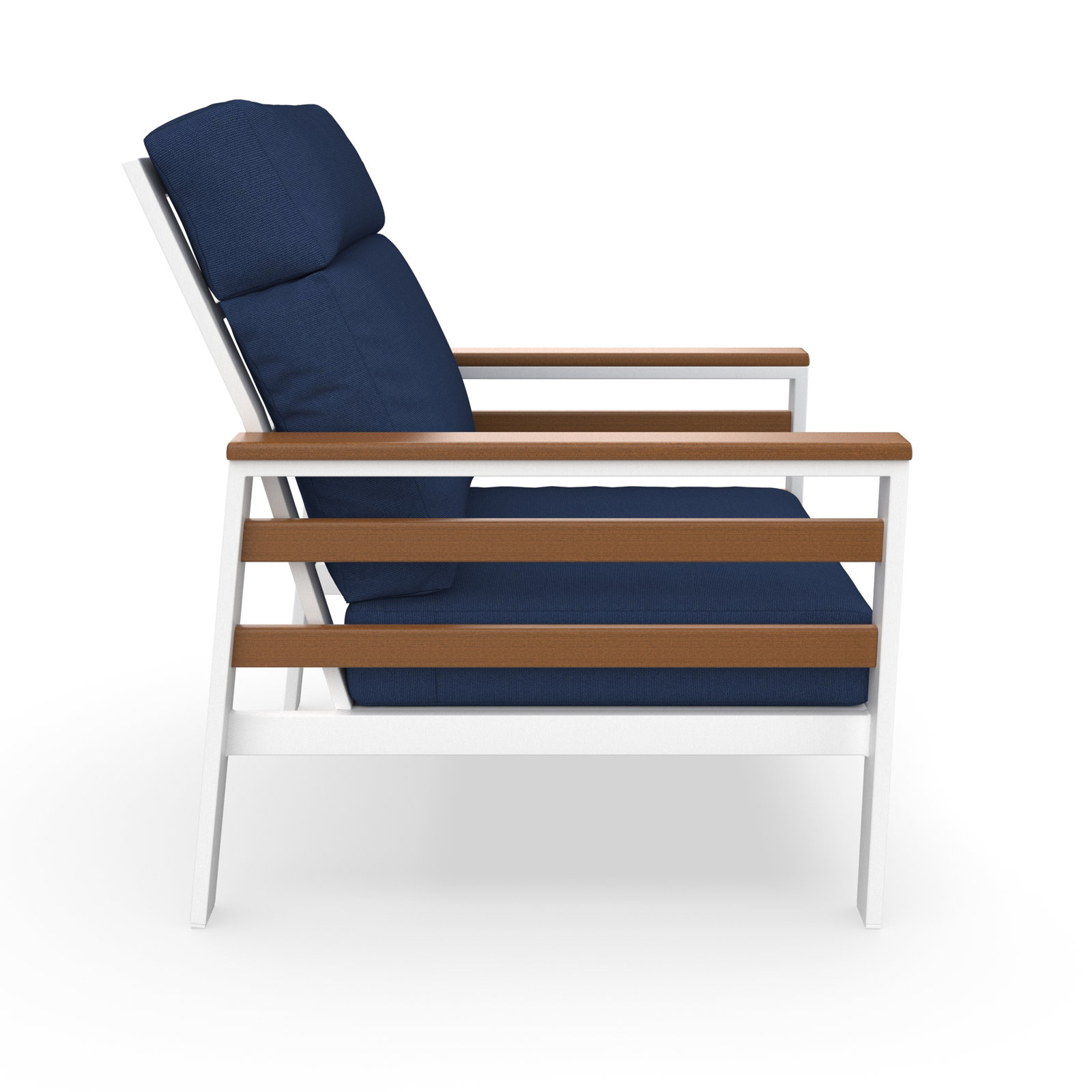 Townsend Sunbrella® Patio Lounge Chair, Canvas Navy