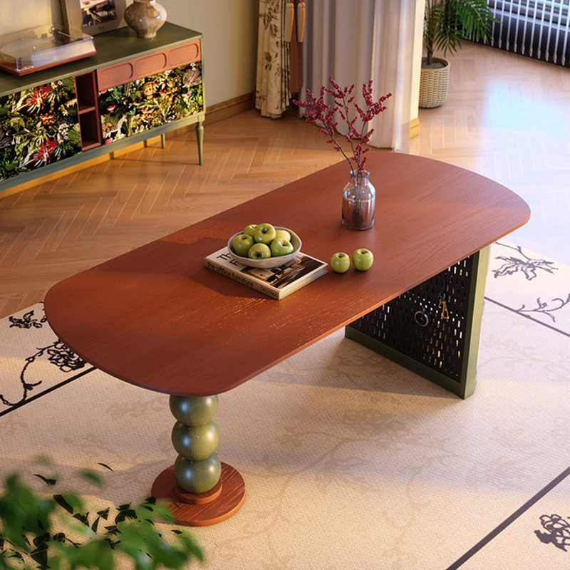 Table de salle à manger en bois massif de style français, H 29,5 po x L 70,8 po x l 33,4 po