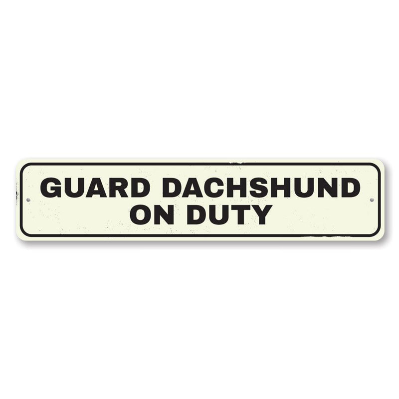 Plaque en aluminium Guard Guard, H 4 po x l 18 po x P 0,04 po