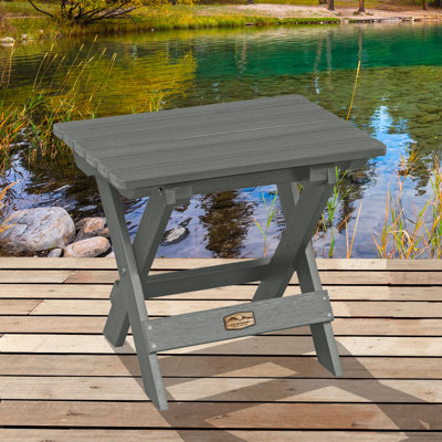 Newberg Rectangular Outdoor Folding Side Table