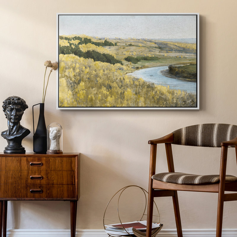 "Vintage Landscape -DCCL III" sur toile, Blanc, H 17 po x l 25 po