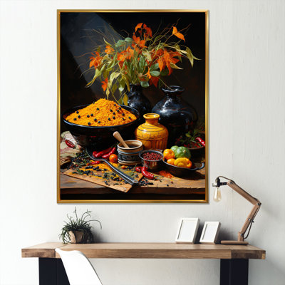 Indian Art Spices Of India 1 - Art mural indien
