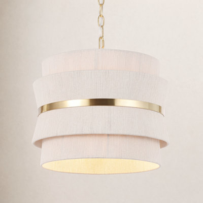Abbington 3 Light Rope Dimmable Pendant