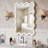 Rectangle Solid Wood Wavy Flat Wall Mirror-965324161-965324165