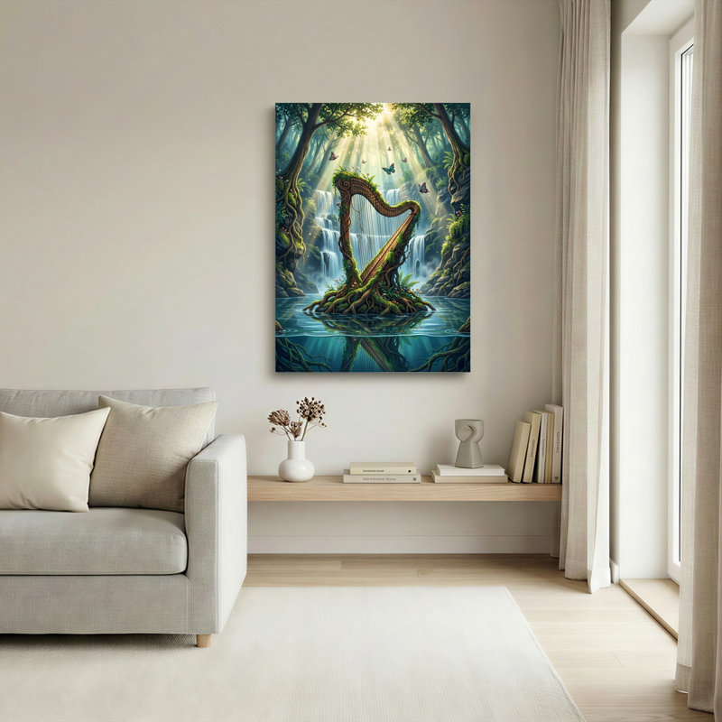 Ensemble de 1 tableau sur toile Forêt enchantée, 48"H x 36"W, Wrapped Canvas