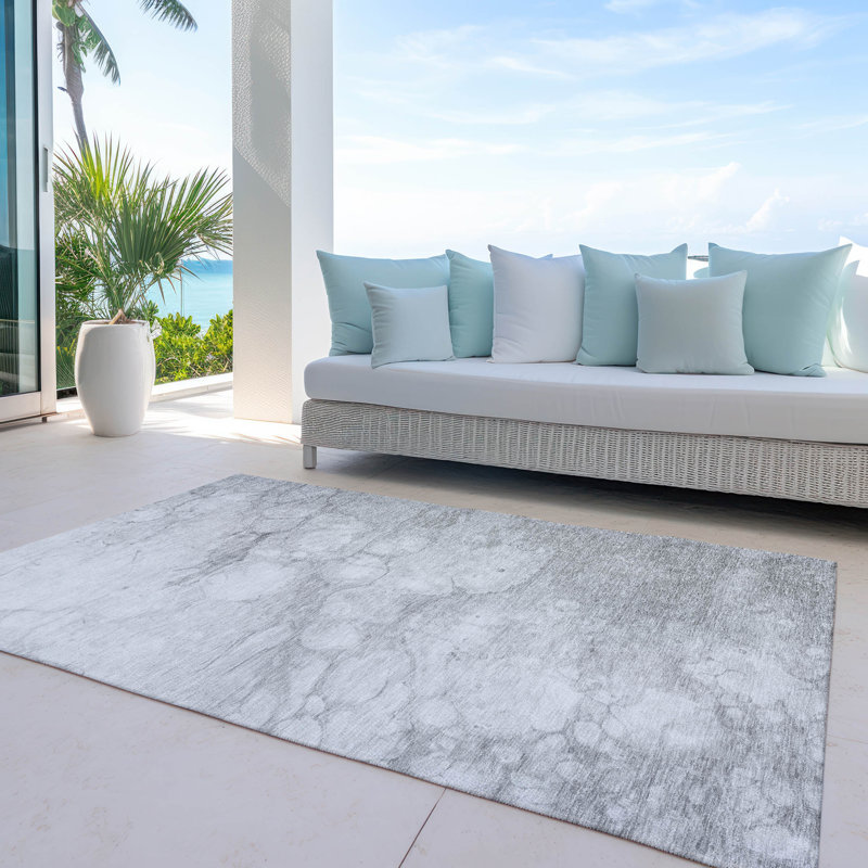 Tapis intérieur / extérieur Remeka, Rectangle 2 pi 6 po x 3 pi 10 po