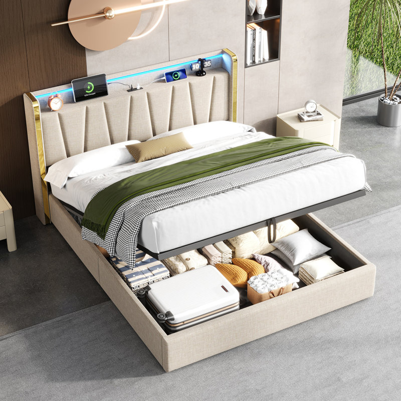 Ottoman Storage Bed, Double (4'6)