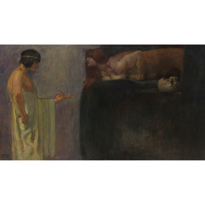 Oedipus solves the mystery of the Sphinx (1891)
