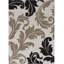 Tapis ivoire à motif floral-17429648