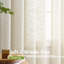Paire de rideaux semi-transparents en polyester Vetha