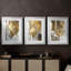 ABSTRACT Series CXV III - Impression sur mesure avec cadre de qualité supérieure - 3 pièces-1929217526-1929217525