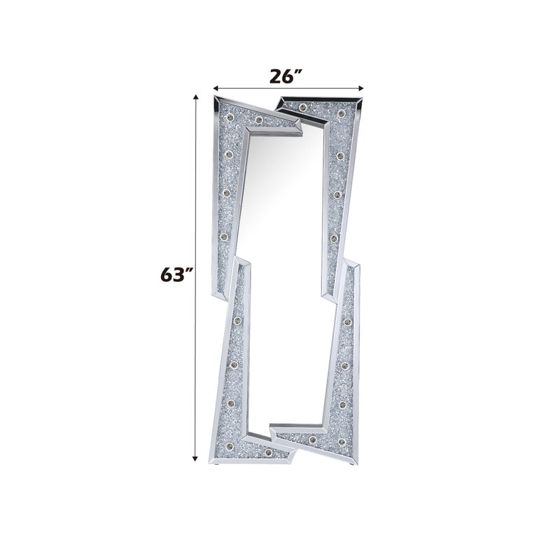 Miroir d'appoint Bryson, 63 x 26 x 3 (po)