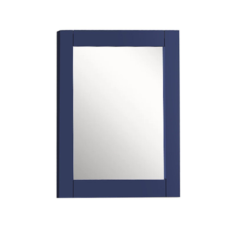 Miroir de salle de bain Olliyah, 24 po x 30 po, Bleu