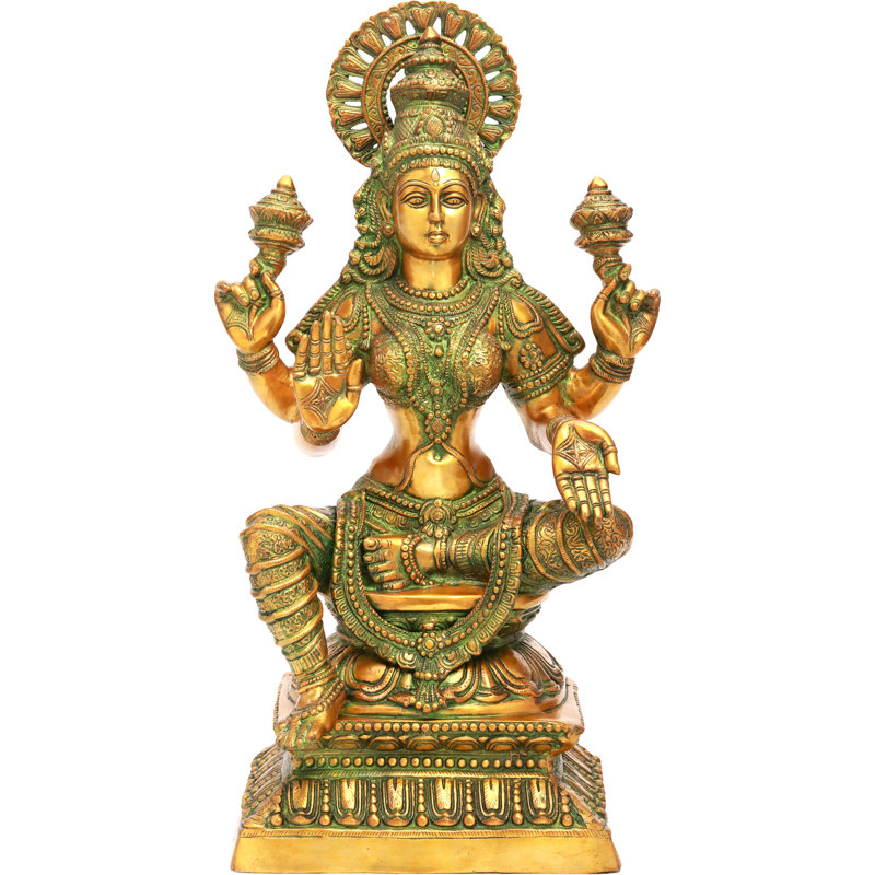 Grande déesse assise Lakshmi