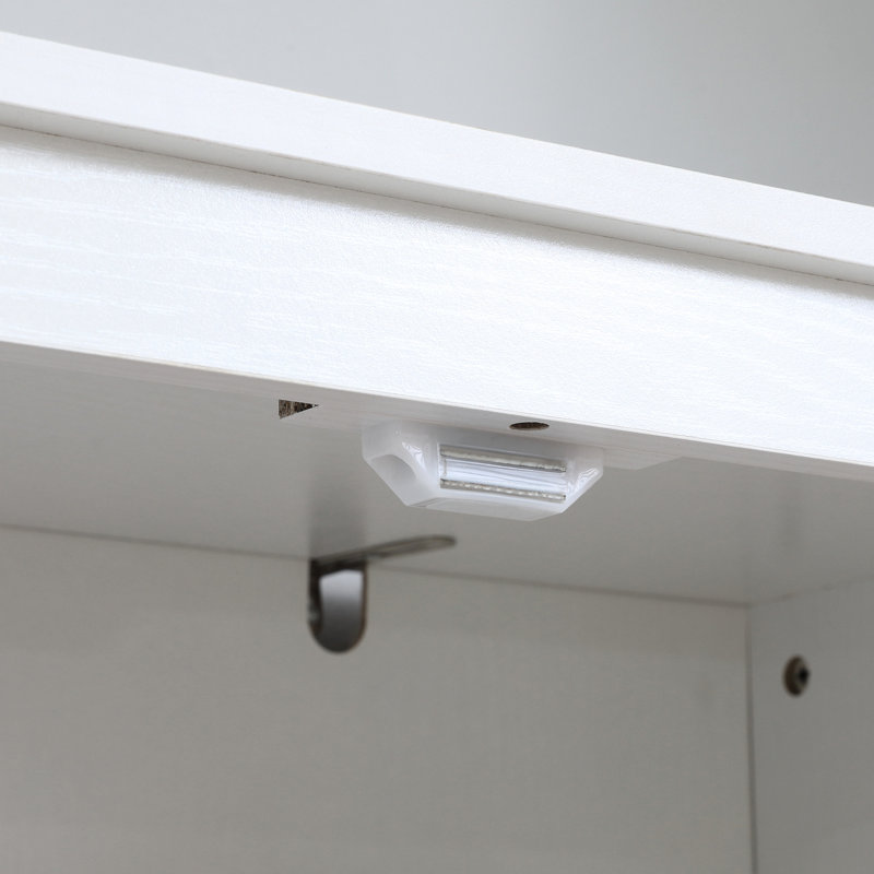 Garde-manger autoportant de 72 po à 4 portes pour la cuisine, blanc - 4 rangements avec tablettes réglables pour une organisation et une utilisation efficaces