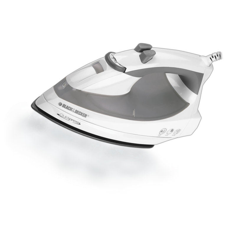 Black & Decker Black & Decker F976 Quickpress avec technologie Smart Steam, blanc / argent
