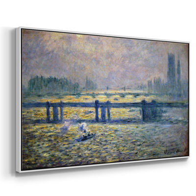 Charing Cross Bridge, Reflections On The Thames, 1899, reproduction d'art sur toile