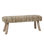 Fidel Wool Bench, Natural