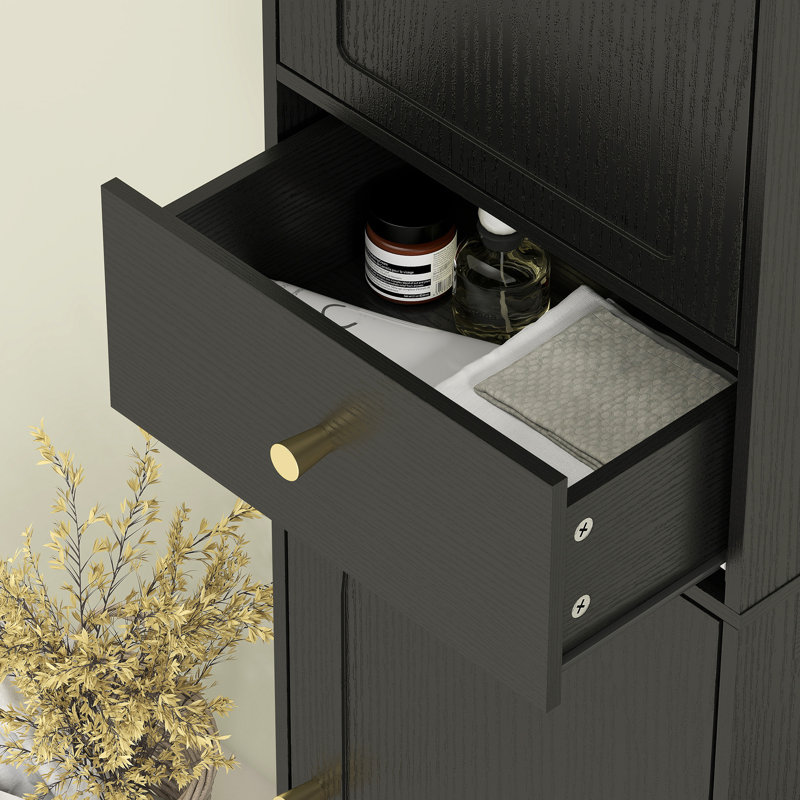 Armoire de rangement haute avec portes