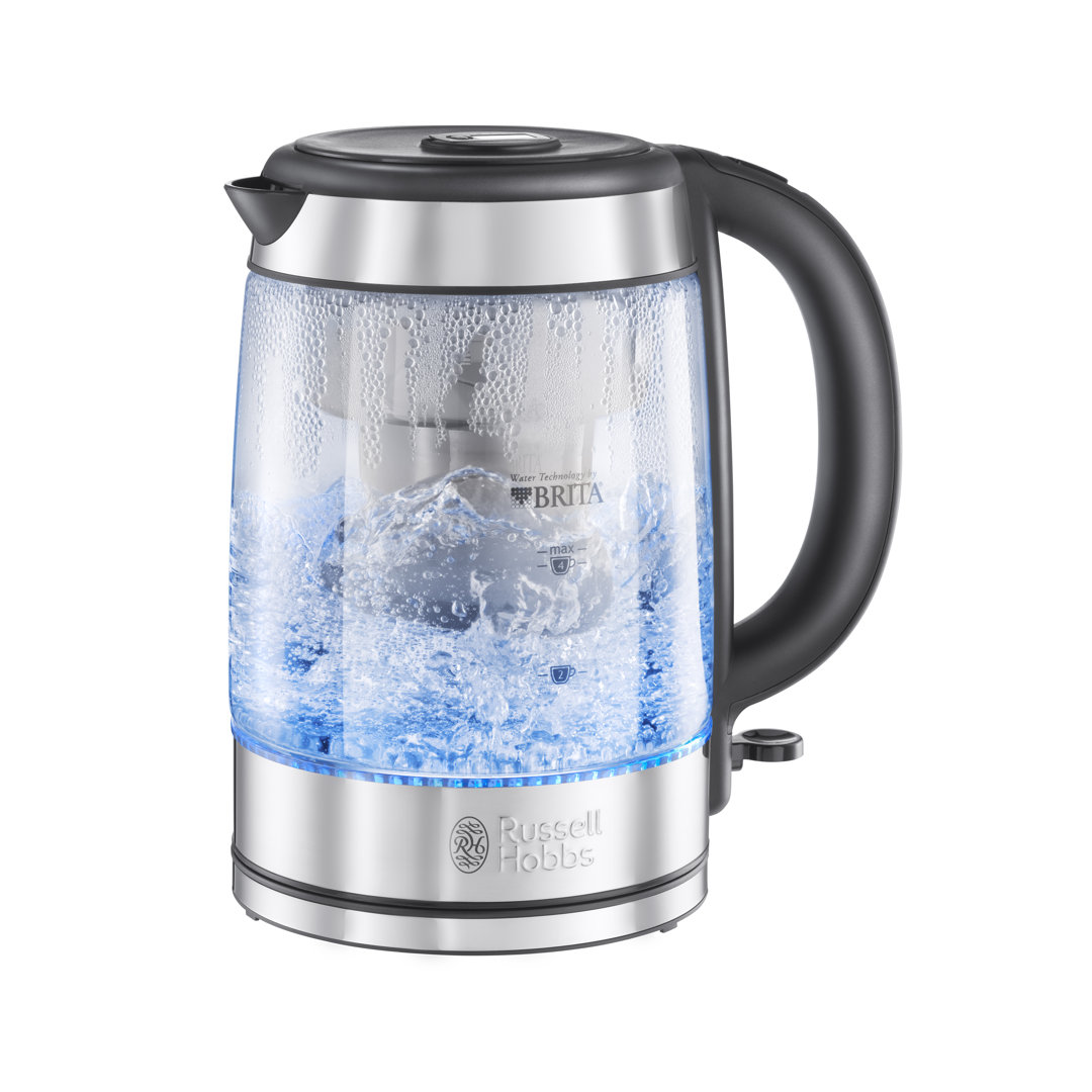 Russell Hobbs Brita Purity 1L Glass Electric Kettle
