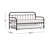 Kowalczyk Metal Daybed-1779171577