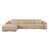 Beige Genuine Leather est en rupture de stock