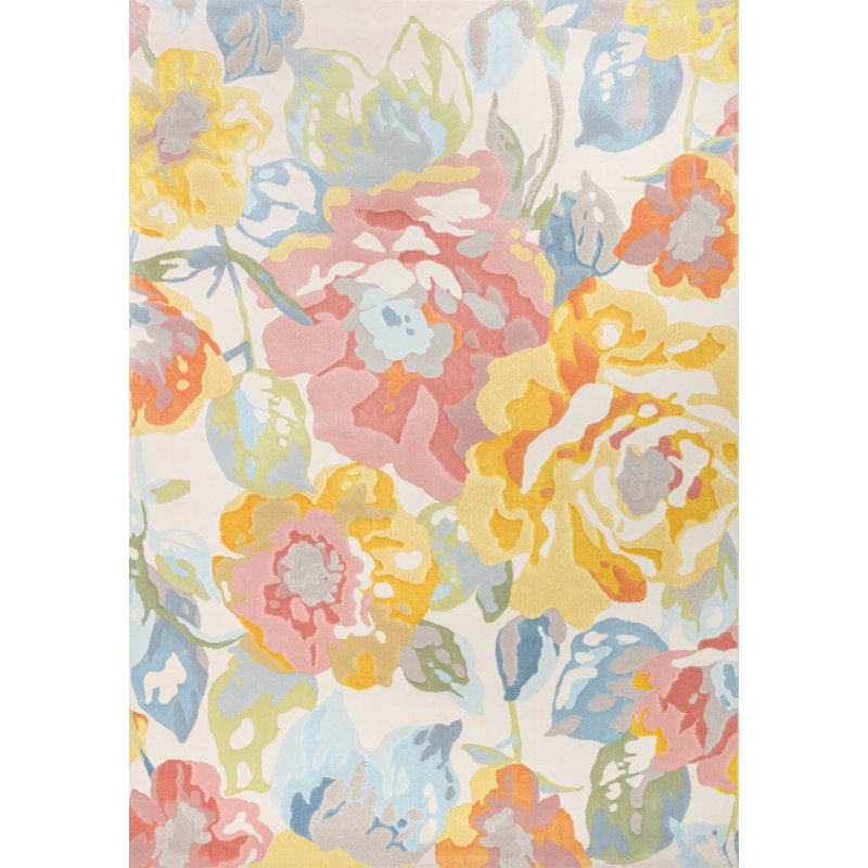 Tapis floral Byonce, Rectangle 5 pi 3 po x 7 pi 7 po