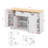 Multi-Functional Storage Sideboard, Modern Kitchen Island With Extendable Dining Table, Adjustable Shelves, 3-Tier Pull-Out Rack, Drawer-1803348267