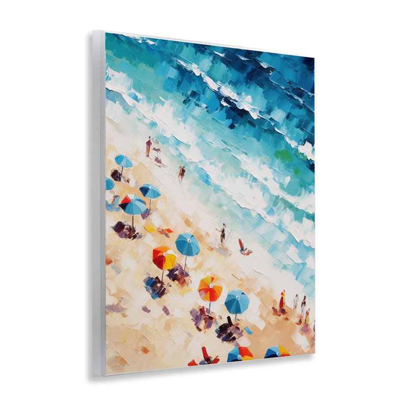  «Bold Beachgoers Hues» par Arlington Prints