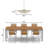 15.75"W Emma Industrial Brass Round Shade Pendant