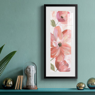 Peinture sur papier encadrée